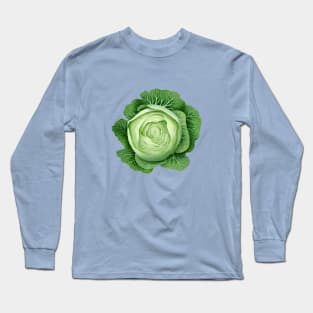 Illustration of cabbage Long Sleeve T-Shirt